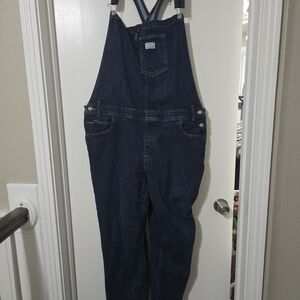 Levi's Dark Blue Denim Overalls